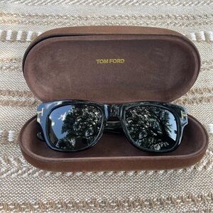 Tom Ford - Black Sunglasses with Brown Case